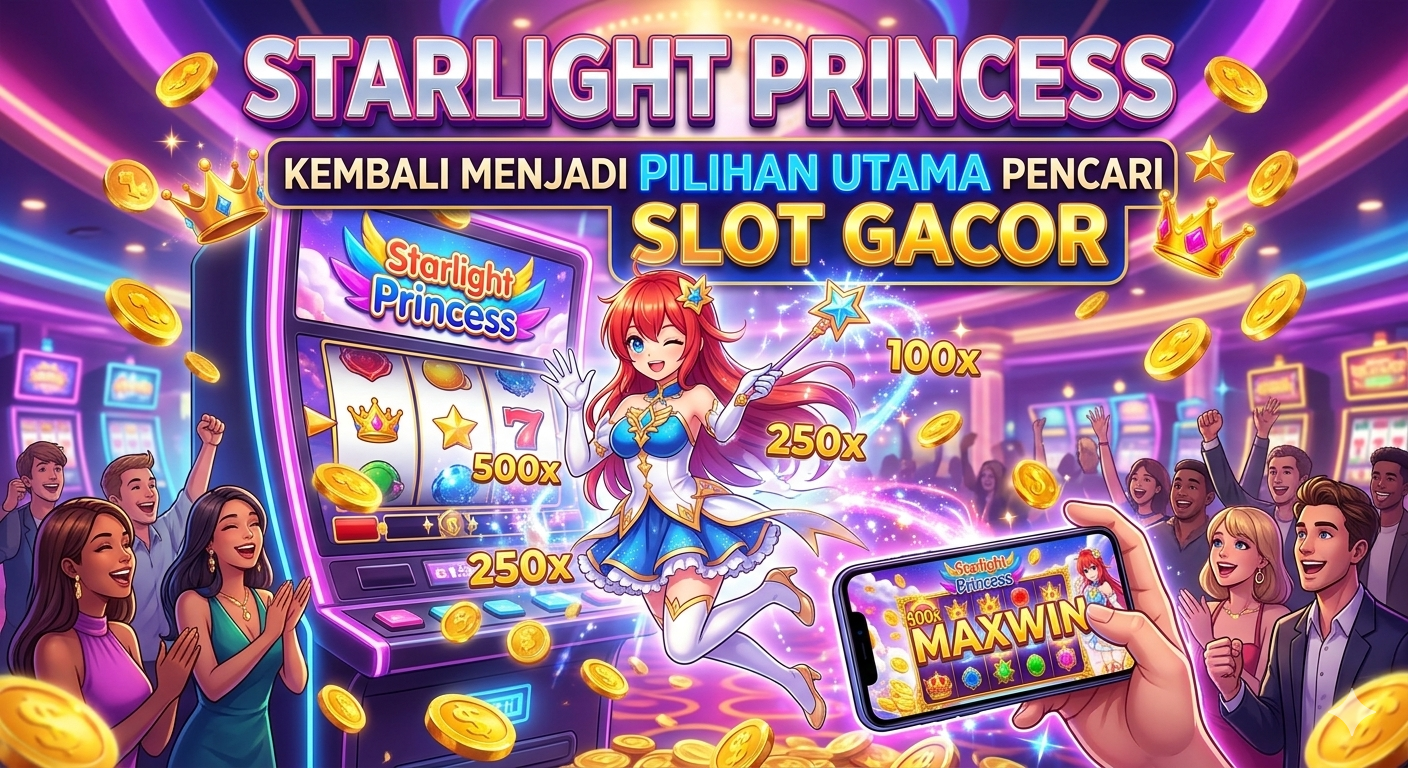 Starlight Princess Kembali Menjadi Pilihan Utama Pencari Slot Gacor