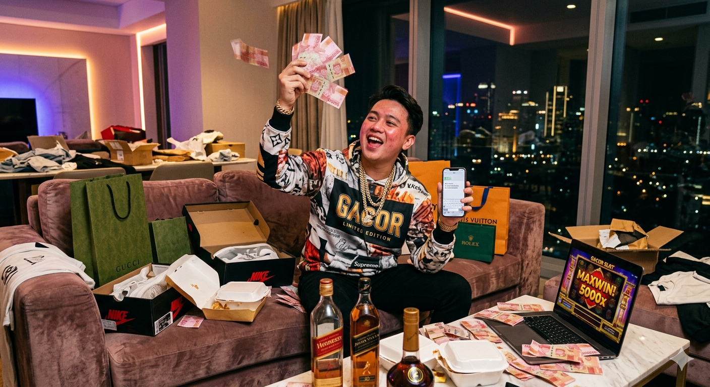 Kebiasaan Menghabiskan Uang Hasil JP Slot Gacor