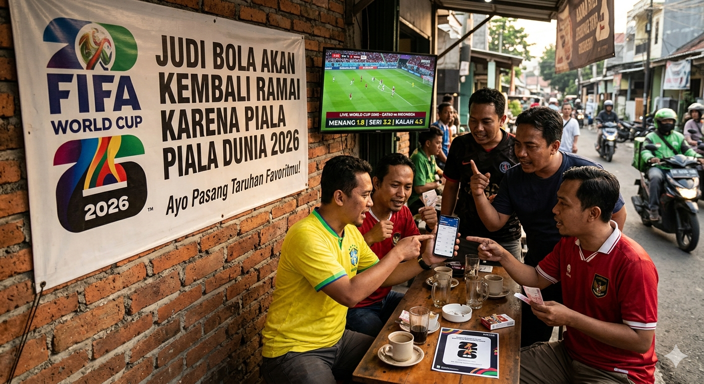 Judi Bola Akan Kembali Ramai Karena Piala Dunia 2026
