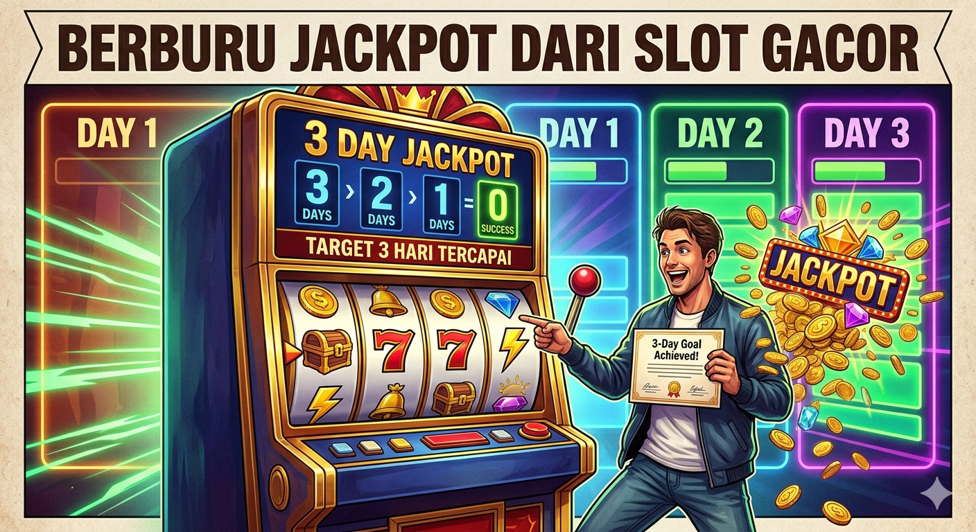 Berburu Jackpot Dari Slot Gacor Target 3 Hari Tercapai